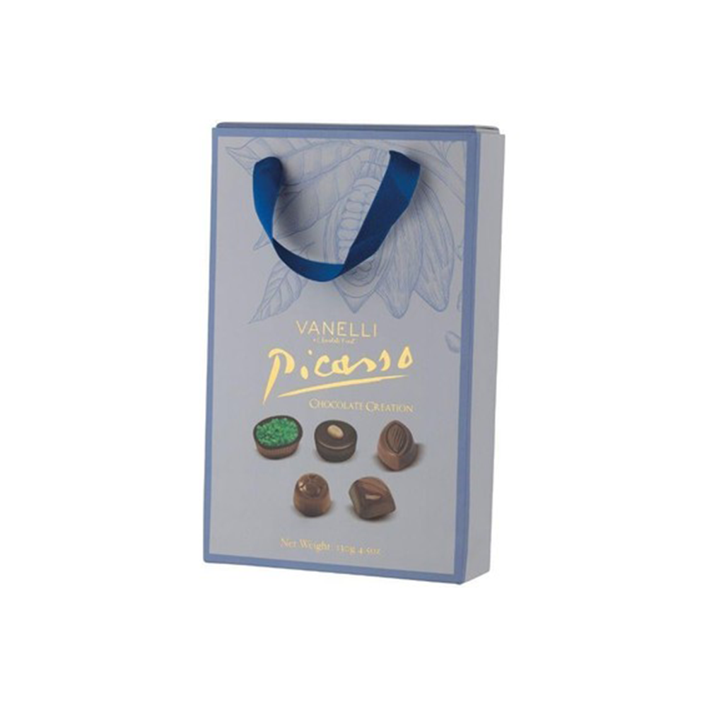 PİCASSO İKRAMLIK PRALİN ÇİKOLATA AÇIK MAVİ 130 GR