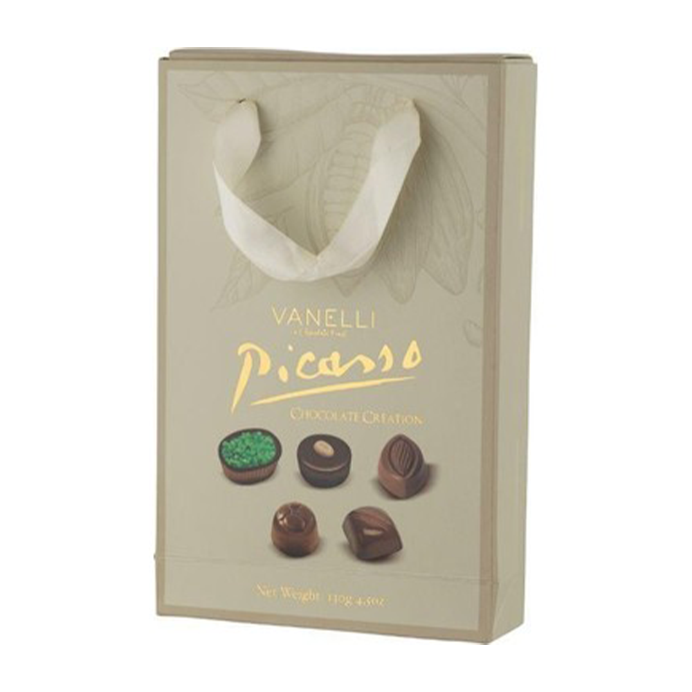 PİCASSO İKRAMLIK PRALİN ÇİKOLATA AÇIK YEŞİL 130 GR