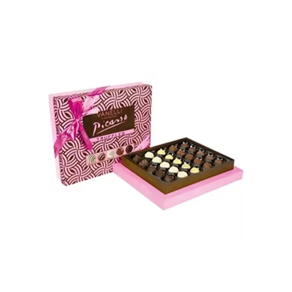 PİCASSO KARIŞIK TRUF ÇİKOLATA KADİFE PEMBE 320 GR